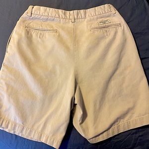 Khaki polo shorts